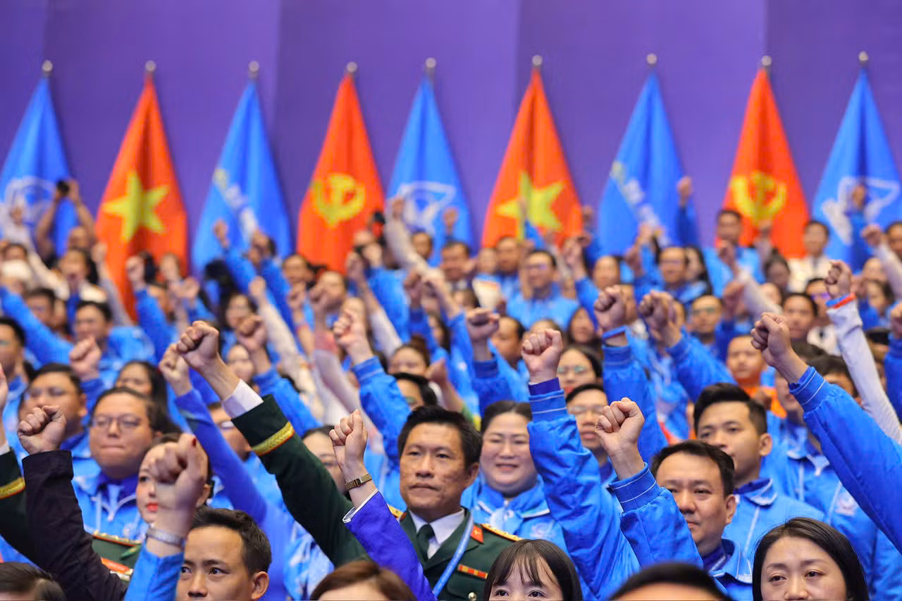 Các đại biểu tại phiên trọng thể Đại hội Đại biểu Hội LHTN Việt Nam lần thứ IX, nhiệm kỳ 2024 - 2029. Các đại biểu tại phiên trọng thể Đại hội Đại biểu Hội LHTN Việt Nam lần thứ IX, nhiệm kỳ 2024 - 2029.