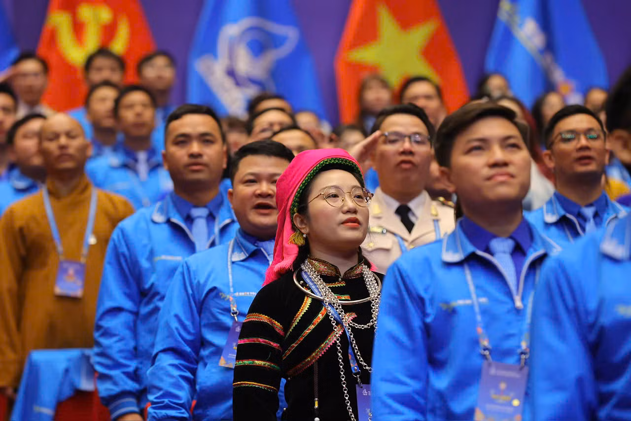 Các đại biểu tại phiên trọng thể Đại hội Đại biểu Hội LHTN Việt Nam lần thứ IX, nhiệm kỳ 2024 - 2029. Các đại biểu tại phiên trọng thể Đại hội Đại biểu Hội LHTN Việt Nam lần thứ IX, nhiệm kỳ 2024 - 2029.