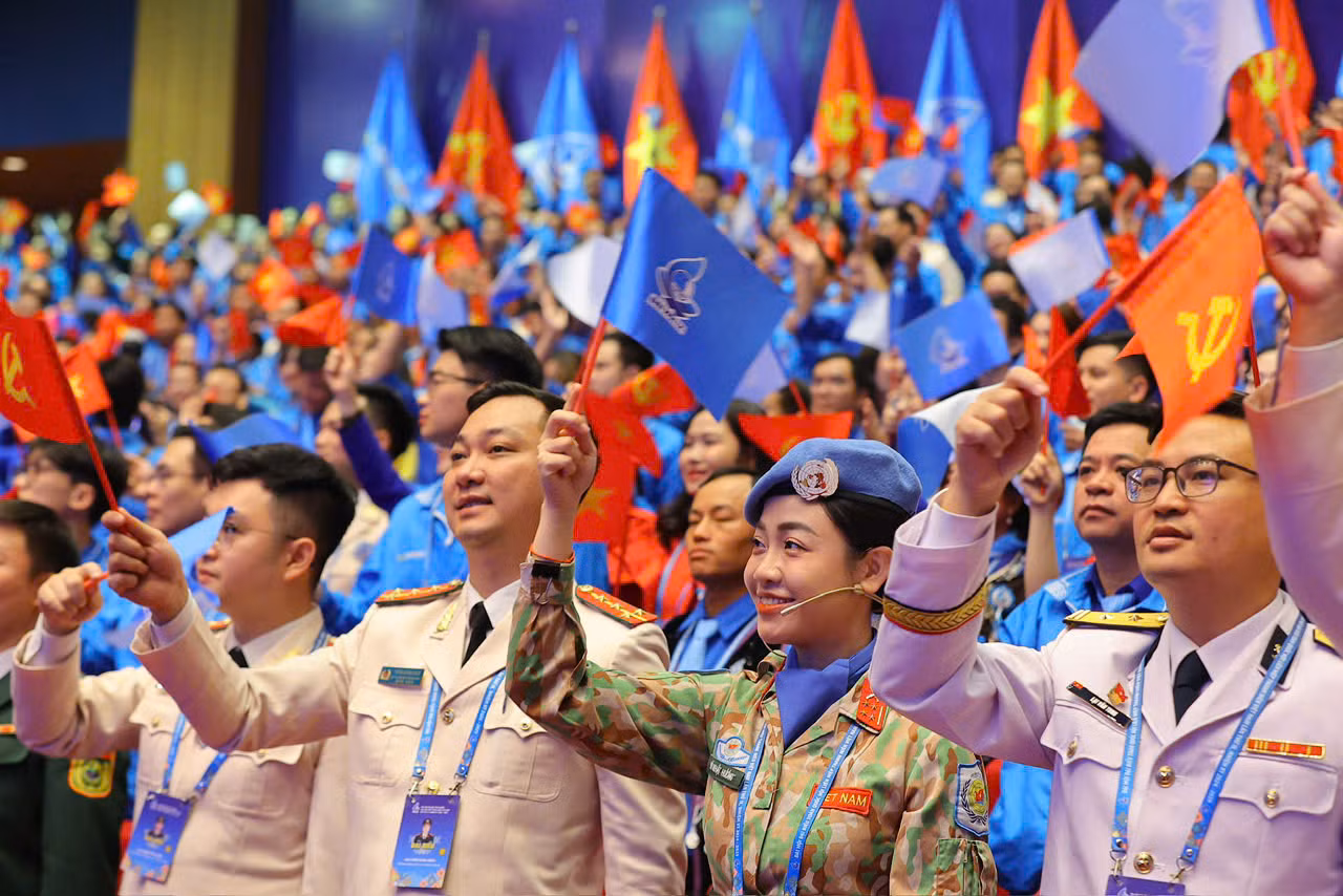 Các đại biểu tại phiên trọng thể Đại hội Đại biểu Hội LHTN Việt Nam lần thứ IX, nhiệm kỳ 2024 - 2029. Các đại biểu tại phiên trọng thể Đại hội Đại biểu Hội LHTN Việt Nam lần thứ IX, nhiệm kỳ 2024 - 2029.