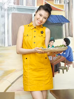 Thu Hằng tham gia phong trào kinh doanh bún đậu mắm tôm