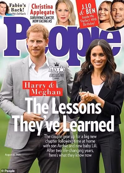 Tạp chí People dự định sẽ đăng bài về Harry - Meghan trước khi bản cập nhật của cuốn sách được phát hành. Ảnh: People.