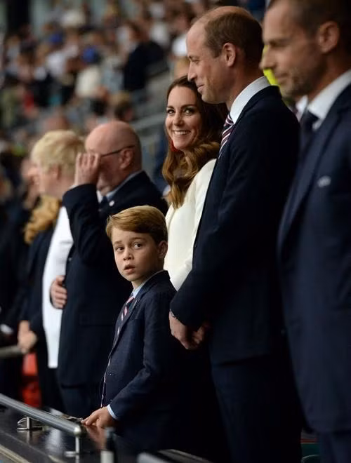 Ít ngày trước, George được bố mẹ cho đến sân vận động Wembley để xem trận chung kết EURO 2020. Ảnh: Eamonn McCormack/ UEFA/ Getty Images.