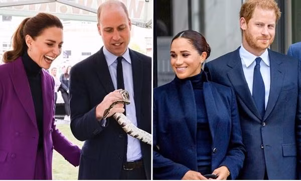 Vai trò mới của Harry - Meghan được thông báo chỉ vài ngày sau khi William công bố sắp tổ chức lễ trao giải lớn về môi trường. Ảnh: Sky News; Courier Mail.