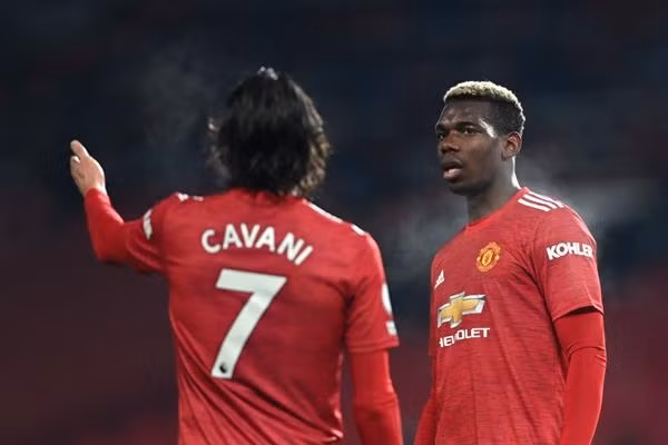 Cầu thủ Cavani đang mặc áo số 7 ở M.U. Ảnh: United in Focus.