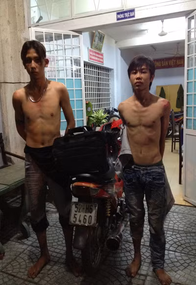 2 tên cướp giật 16 tuổi tại cơ quan công an