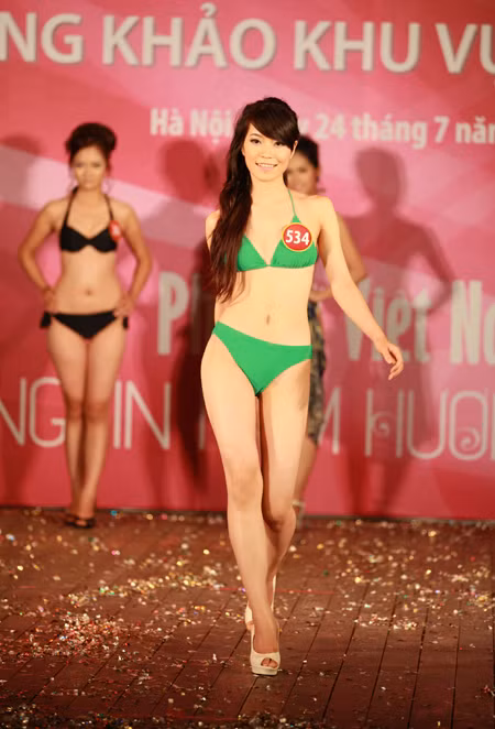 Thí sinh Vũ Thùy Dương. Ảnh: Thành Long Thí sinh Vũ Thùy Dương