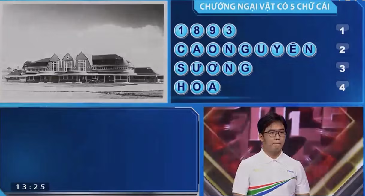 Minh Đạt giải đáp chính xác từ khóa chướng ngại vật cần tìm. Minh Đạt giải đáp chính xác từ khóa chướng ngại vật cần tìm.