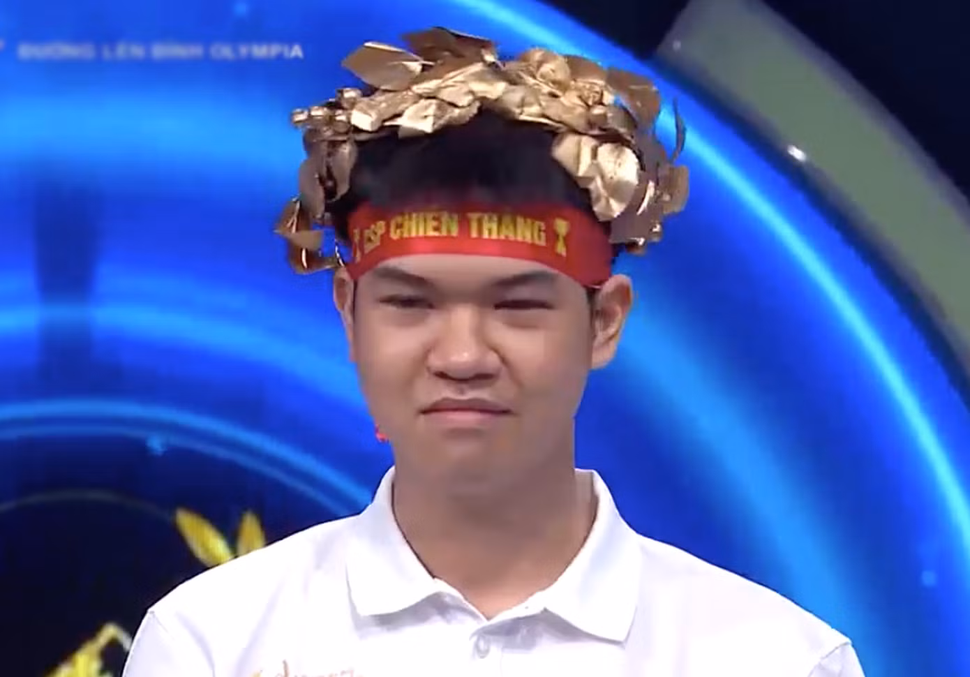 Nam sinh trường chuyên Sư phạm Hà Nội Bảo Minh đã có màn về đích ấn tượng.