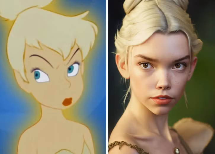 Anya Taylor-Joy hoàn toàn phù hợp với vai Tinkerbell bướng bỉnh.