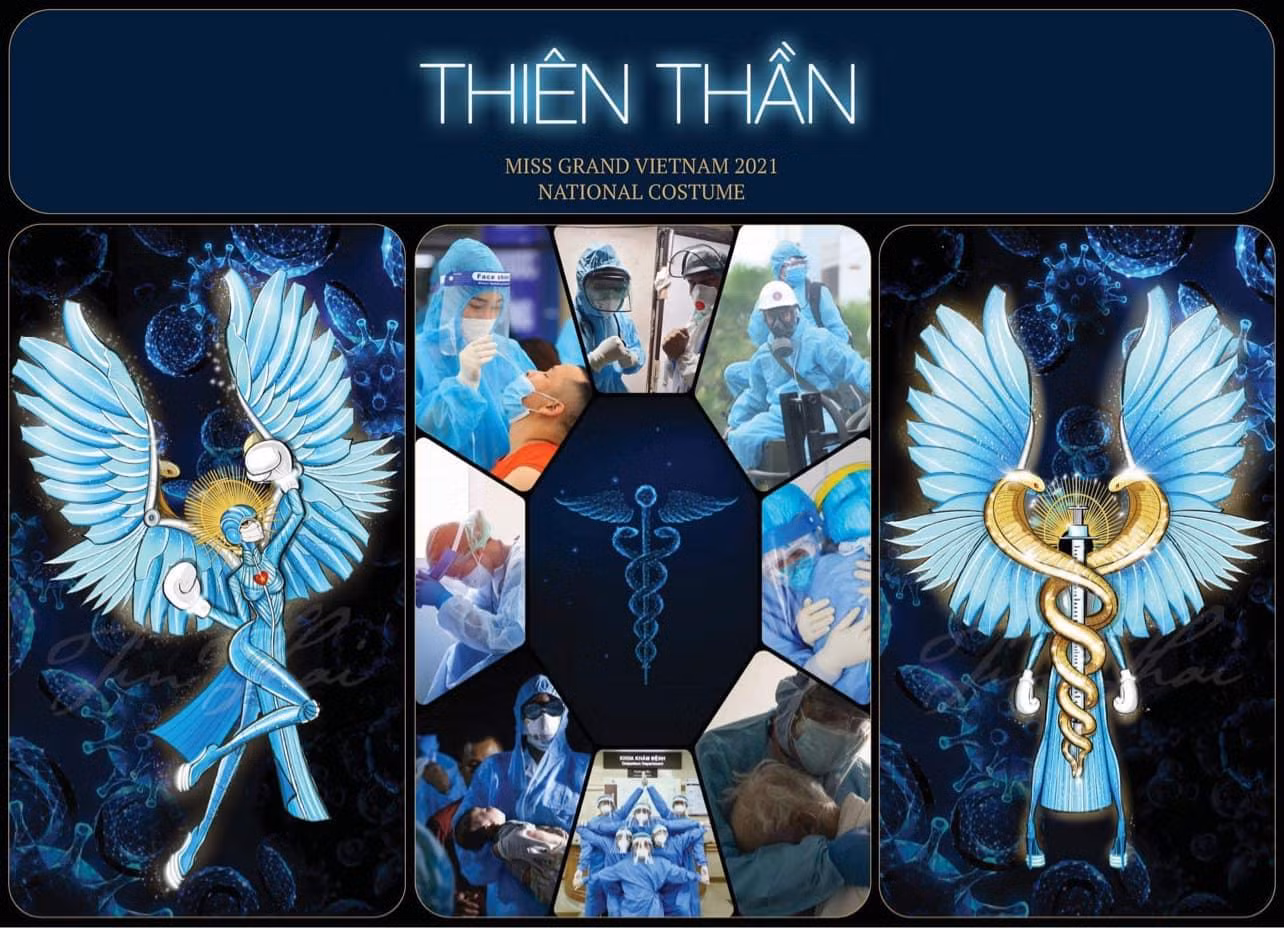 Bản vẽ thiết kế trang phục dân tộc có tên "Thiên thần". Bản vẽ thiết kế trang phục dân tộc có tên "Thiên thần".