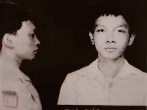 Ảnh mật thám Pháp chụp khi học sinh Võ Nguyên Giáp bị bắt tại Huế năm 1930