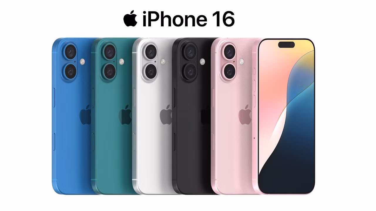 Các màu sắc của iPhone 16