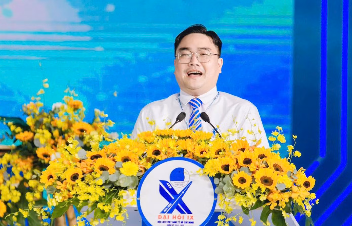 Anh Ngô Minh Hải tái đắc cử Chủ tịch Hội LHTN TP. HCM khóa IX. Ảnh: BTC Anh Ngô Minh Hải tái đắc cử Chủ tịch Hội LHTN TP. HCM khóa IX. Ảnh: BTC