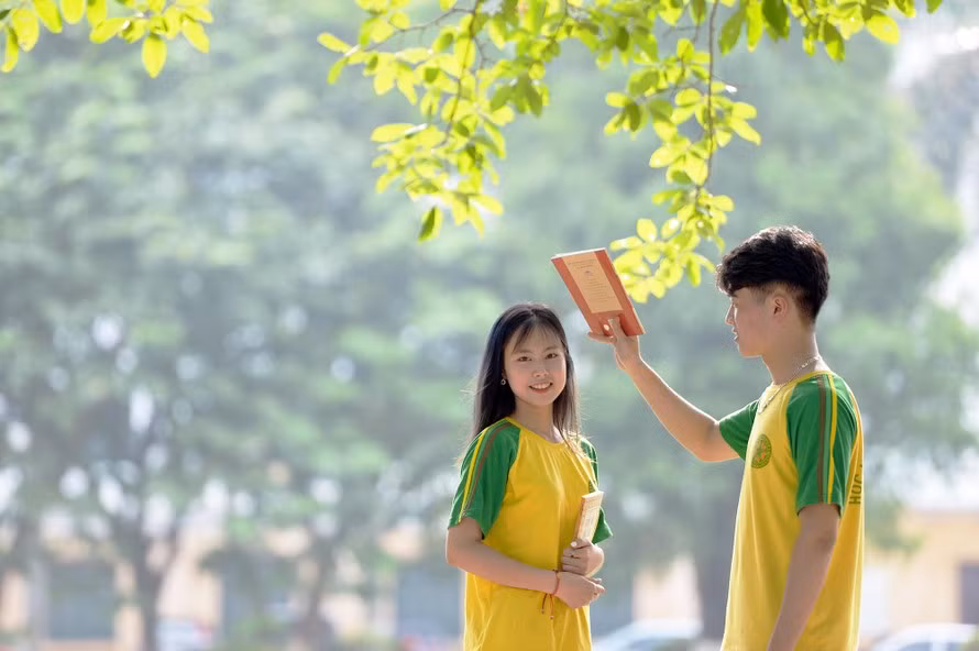 Sinh viên Học viện Nông nghiệp Việt Nam. Ảnh: DƯƠNG TRIỀU