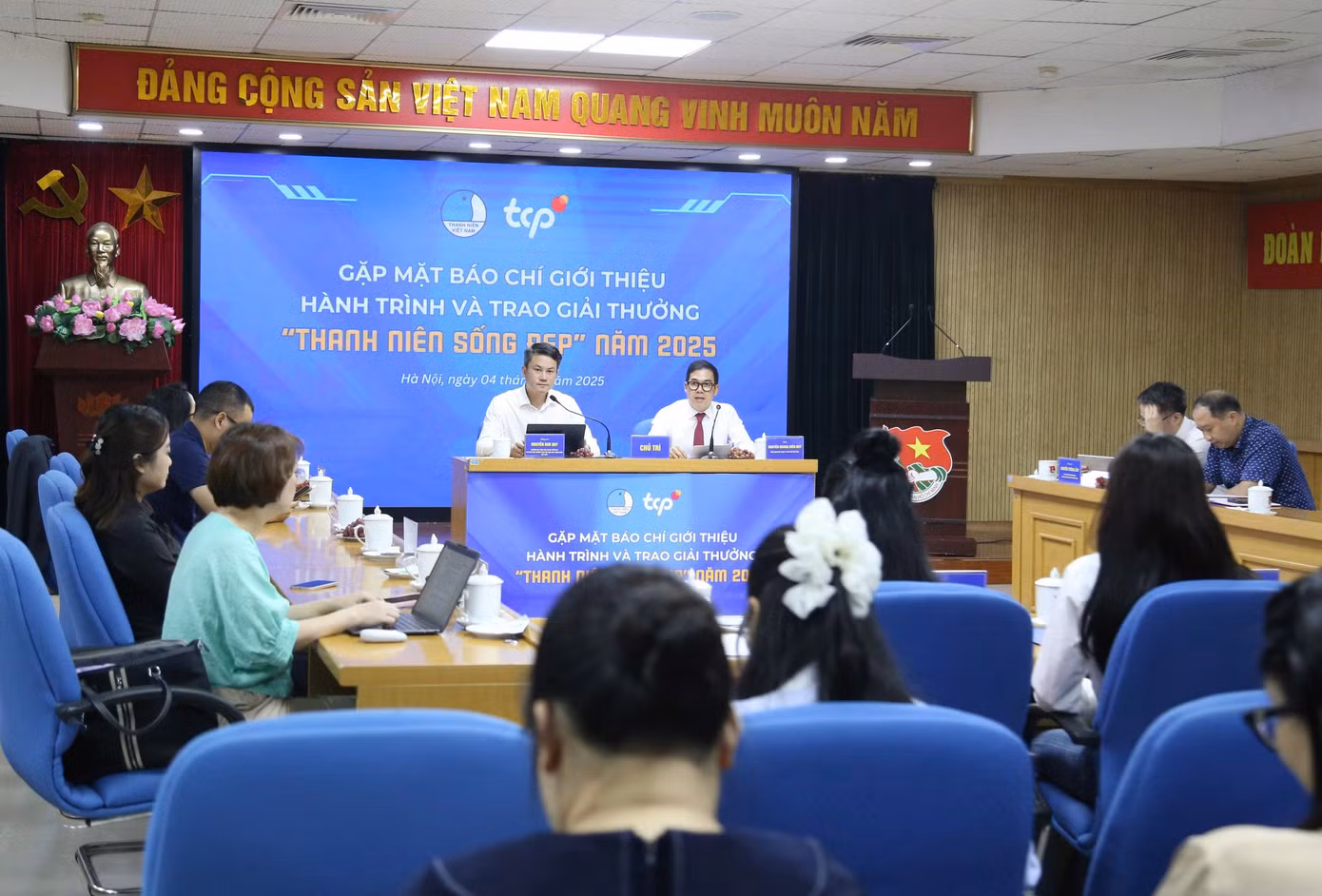 Chương trình gặp gỡ báo chí giới thiệu Hành trình và Lễ trao Giải thưởng “Thanh niên sống đẹp” năm 2025.
