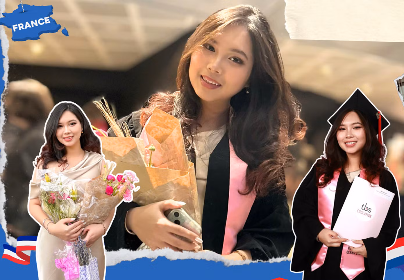 Nữ sinh ngành Tài chính rẽ hướng trở thành chuyên gia dữ liệu, thực tập tại tập đoàn thuộc Airbus. Ảnh: NVCC Nữ sinh ngành Tài chính rẽ hướng trở thành chuyên gia dữ liệu, thực tập tại tập đoàn thuộc Airbus. Ảnh: NVCC