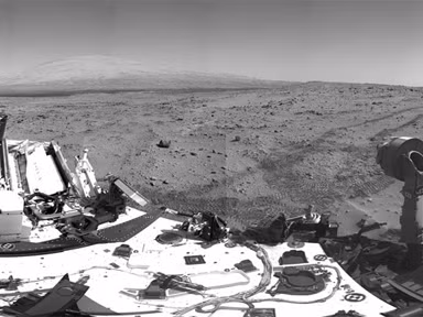 Một bức ảnh do thiết bị thăm dò tự hành Curiosity chụp trên sao Hỏa. Ảnh: NASA