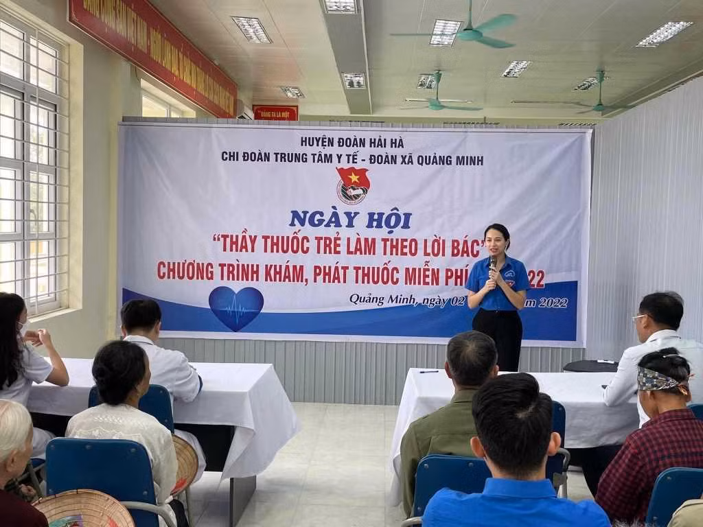 Chương trình tình nguyện “Khám, phát thuốc miễn phí năm 2022” do Huyện Đoàn Hải Hà tổ chức.