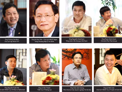 Các diễn giả tham gia chương trình Leader Talk 2013 