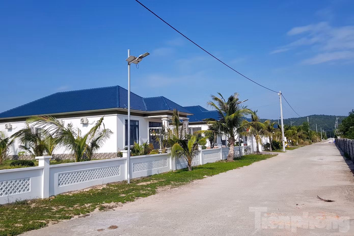 Mỗi căn biệt thự khu vực Bãi Trường, xã Dương Tơ, TP Phú Quốc được đầu tư xây dựng nhiều tỷ đồng.