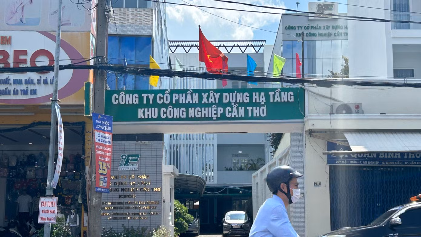 Công ty CP Xây dựng Hạ tầng KCN Cần Thơ.