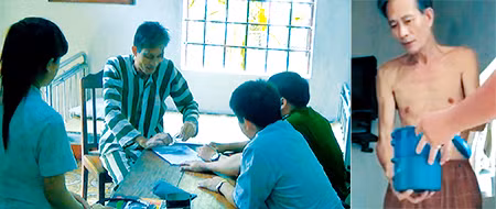 Phạm nhân Nguyễn Văn Hải tại trai giam