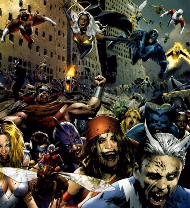 Loạt truyện tranh "Marvel Zombies" đều tăm tối hơn rất nhiều so với tập 5 "What If...?". - Nguồn: DesireMovies Loạt truyện tranh "Marvel Zombies" đều tăm tối hơn rất nhiều so với tập 5 "What If...?". - Nguồn: DesireMovies