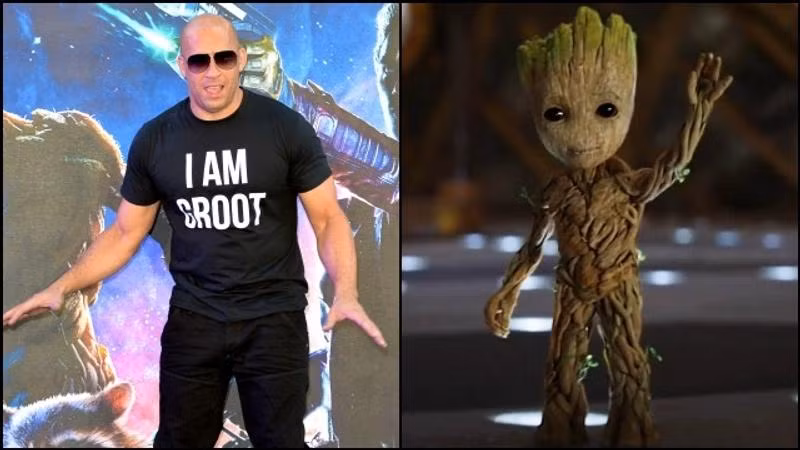 Vin Diesel chính là "bé Groot". Vin Diesel chính là "bé Groot".