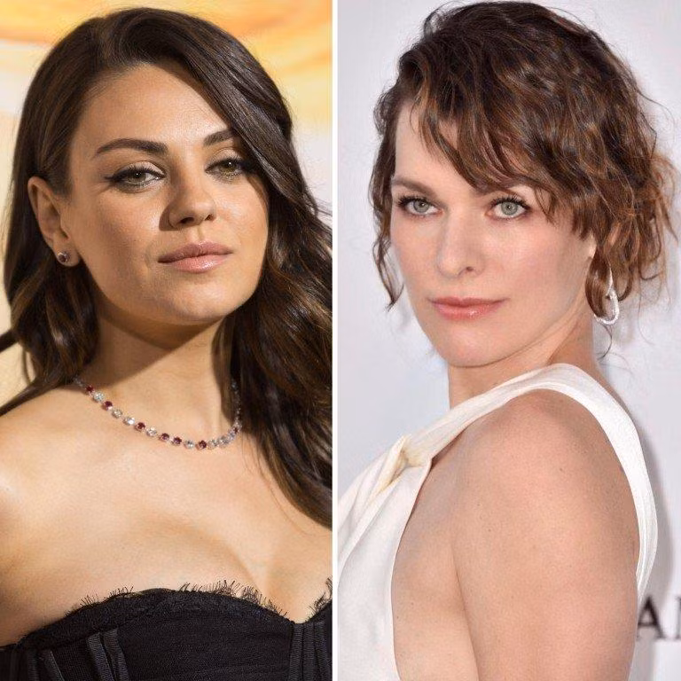 ...và những ngôi sao gốc Ukraine như Mila Kunis và Milla Jovovich đều một lòng hướng về quê hương. - Nguồn: scmp.com