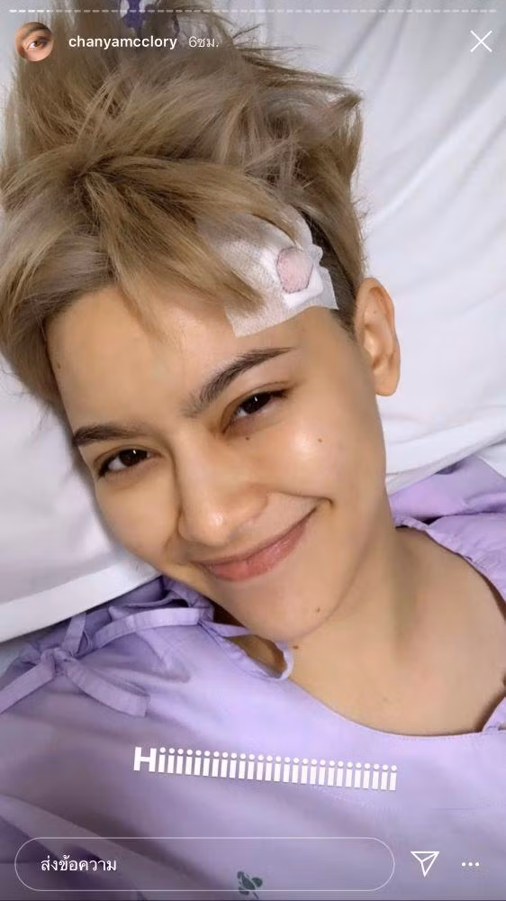 Một hình ảnh lạc quan được Nink chia sẻ trên Instagram hậu phẫu thuật. - Nguồn: NewsBezzer Một hình ảnh lạc quan được Nink chia sẻ trên Instagram hậu phẫu thuật. - Nguồn: NewsBezzer