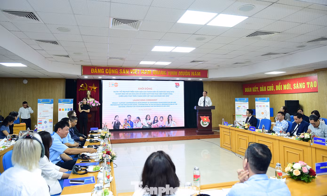 Quang cảnh lễ khởi động dự án. Ảnh: Xuân Tùng