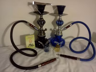 Bộ bàn đèn phổ biến dùng để hút Shisha