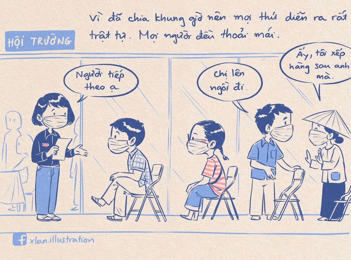 Khung thời gian được sắp xếp để tránh bị đông đúc.