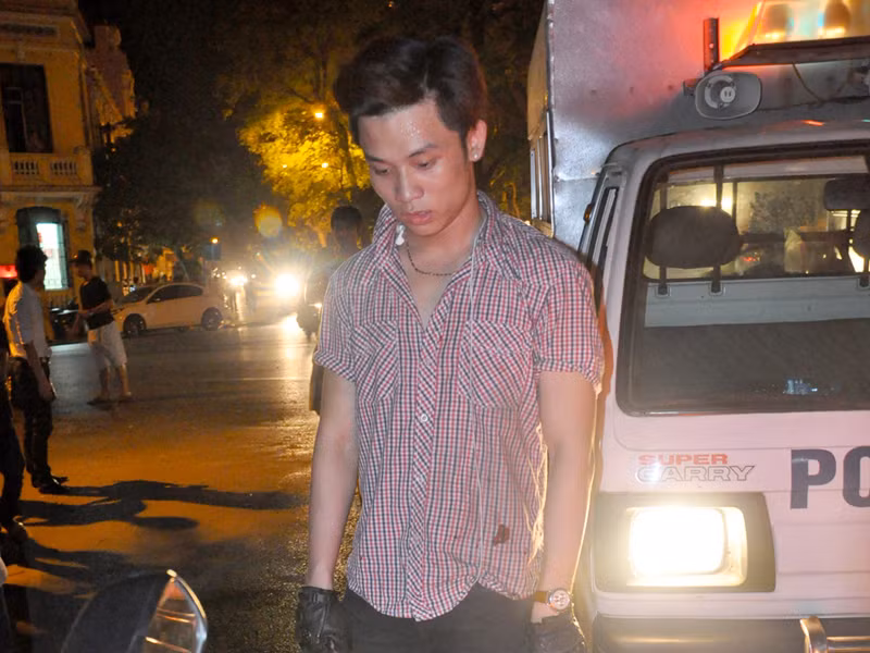 Đặng Minh Dũng sau khi gây tai nạn