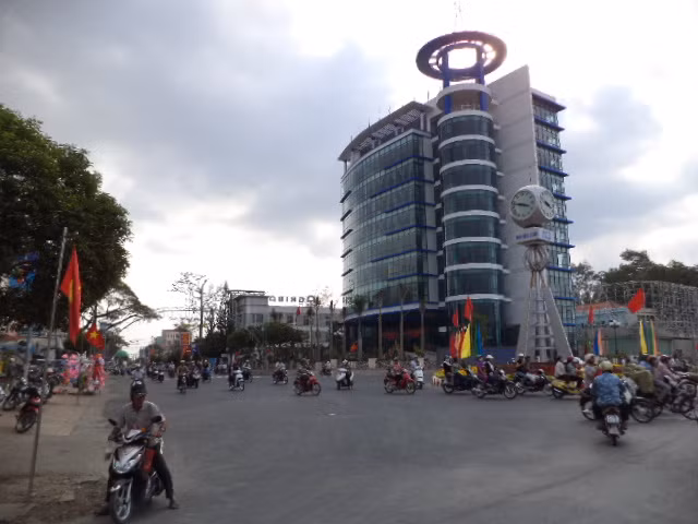 Tòa nhà của Viễn Thông Sóc Trăng, điểm nhấn cho kiến trúc mới của thành phố