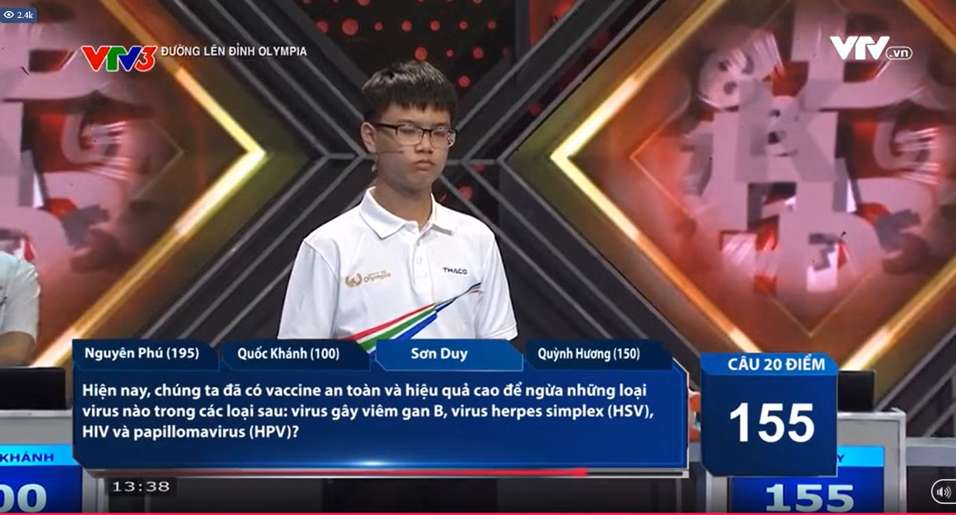 Sơn Duy về Nhì với 175 điểm.