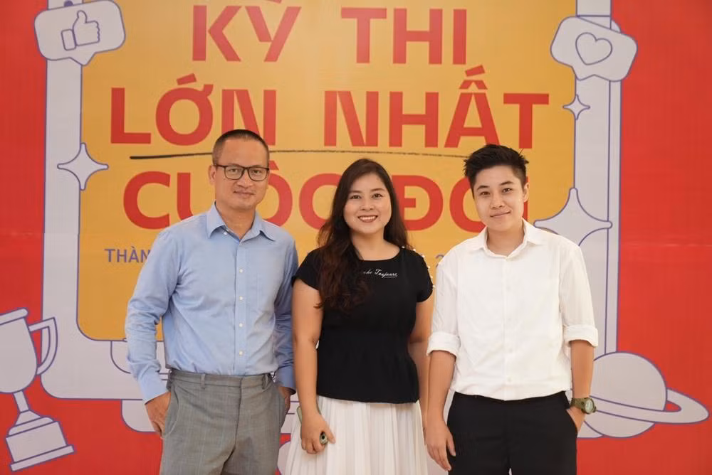 Bộ ba BGK của “Kỳ thi lớn nhất cuộc đời”. Bộ ba BGK của “Kỳ thi lớn nhất cuộc đời”.