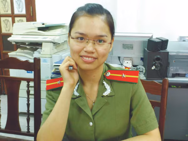 Thủ khoa, trưởng nhóm bài thi. Ảnh: Nguyễn Hà