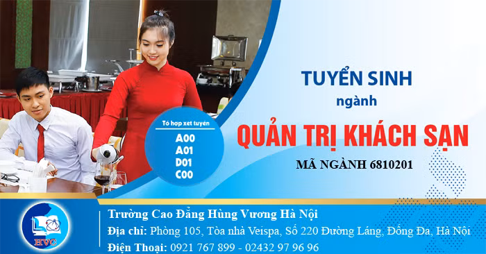 Cao đẳng quản trị khách sạn Hà Nội Miễn 100% học phí năm 2019 ảnh 3