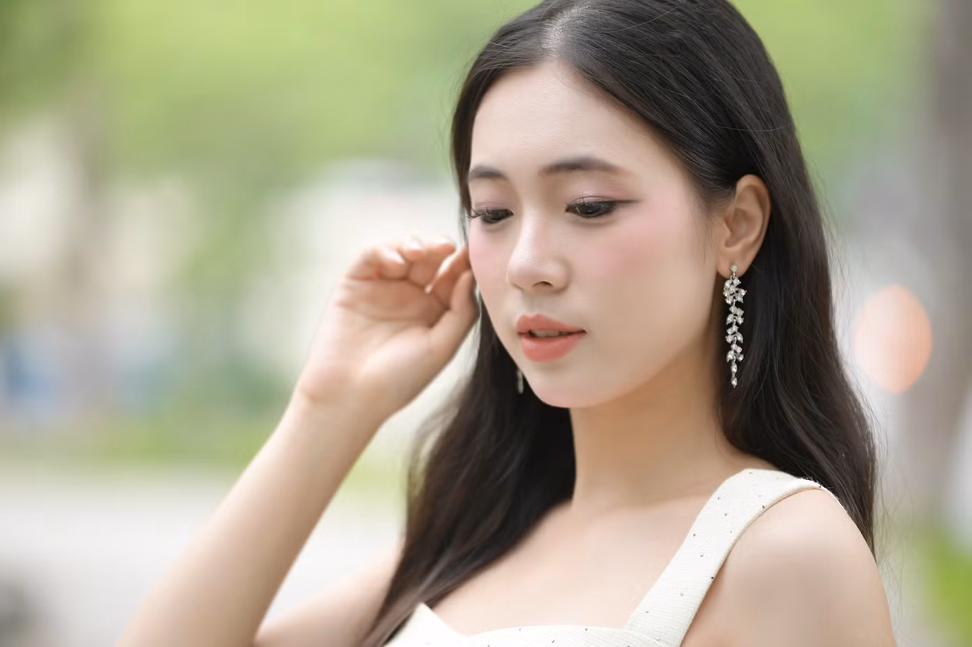 Nguyễn Phương Chi (năm thứ hai, trường ĐH Thương mại). Ảnh: DƯƠNG TRIỀU
