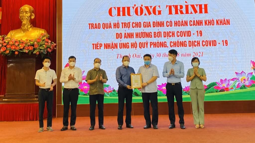 Lãnh đạo Huyện ủy Thanh Oai tri ân các doanh nghiệp