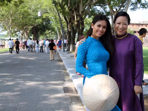 Hoàng My và cô Hoàng Anh - hậu duệ của những vị đầu bếp trong cung đình Huế