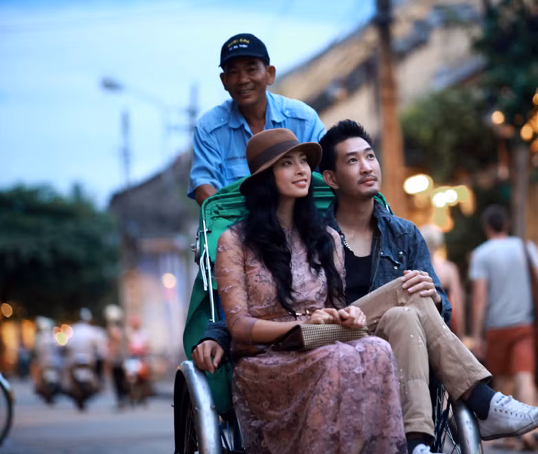 Một số cảnh quay lãng mạn của Vân Ngô và Jimmy Kuang trong phim