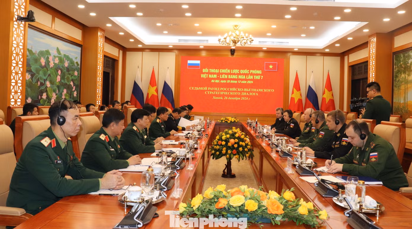 Toàn cảnh Đối thoại Chiến lược Quốc phòng Việt Nam - Liên bang Nga lần thứ 7. Toàn cảnh Đối thoại Chiến lược Quốc phòng Việt Nam - Liên bang Nga lần thứ 7.