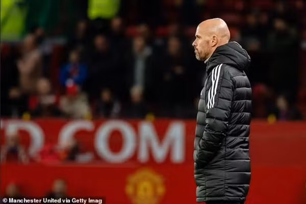 Có vẻ HLV Ten Hag không hề nhẹ tay với Ronaldo. Ảnh: Manchester United via Getty.