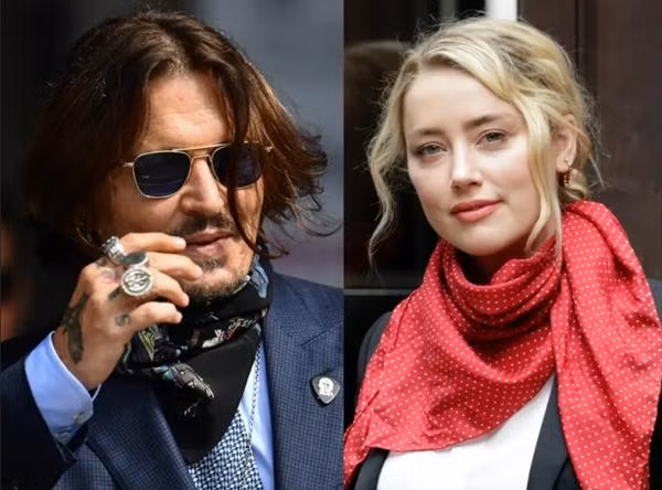 Johnny Depp đang kiện vợ cũ Amber Heard tội phỉ báng. Ảnh: Gareth Cattermole/ Getty Images; John Phillips/ Getty Images). Johnny Depp đang kiện vợ cũ Amber Heard tội phỉ báng. Ảnh: Gareth Cattermole/ Getty Images; John Phillips/ Getty Images).
