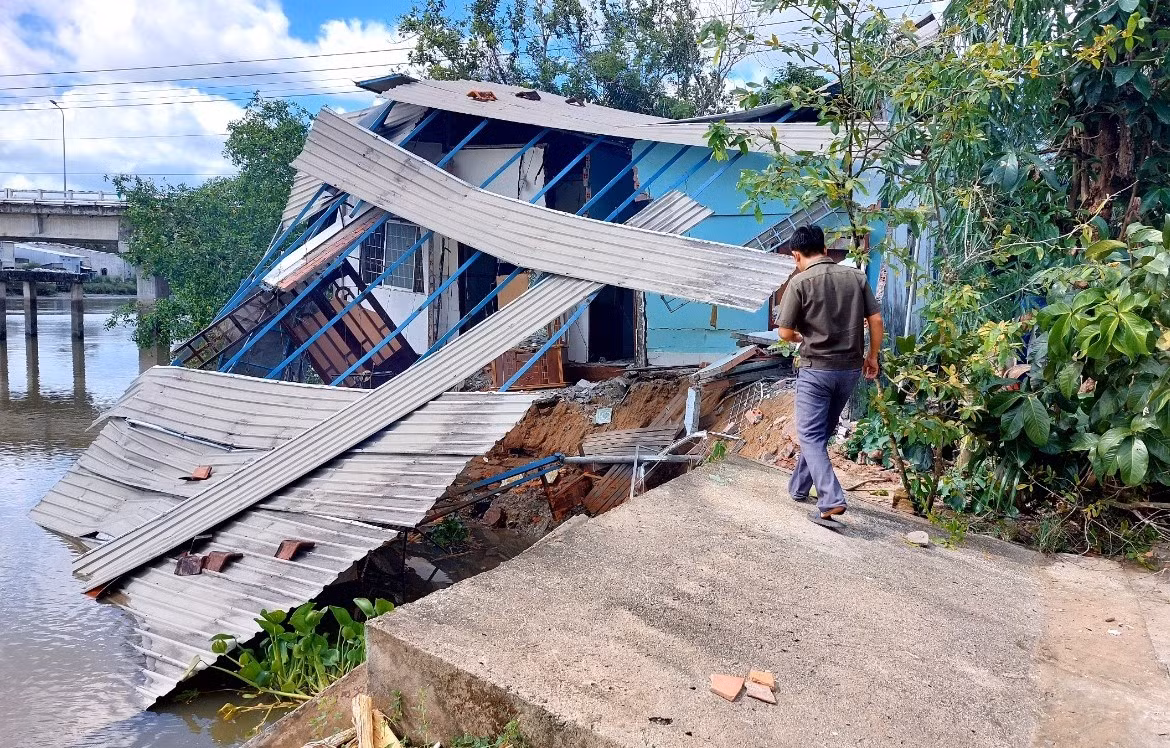 Vĩnh Long là một trong những địa phương ở ĐBSCL xảy ra nhiều vụ sạt lở trong những năm gần đây.