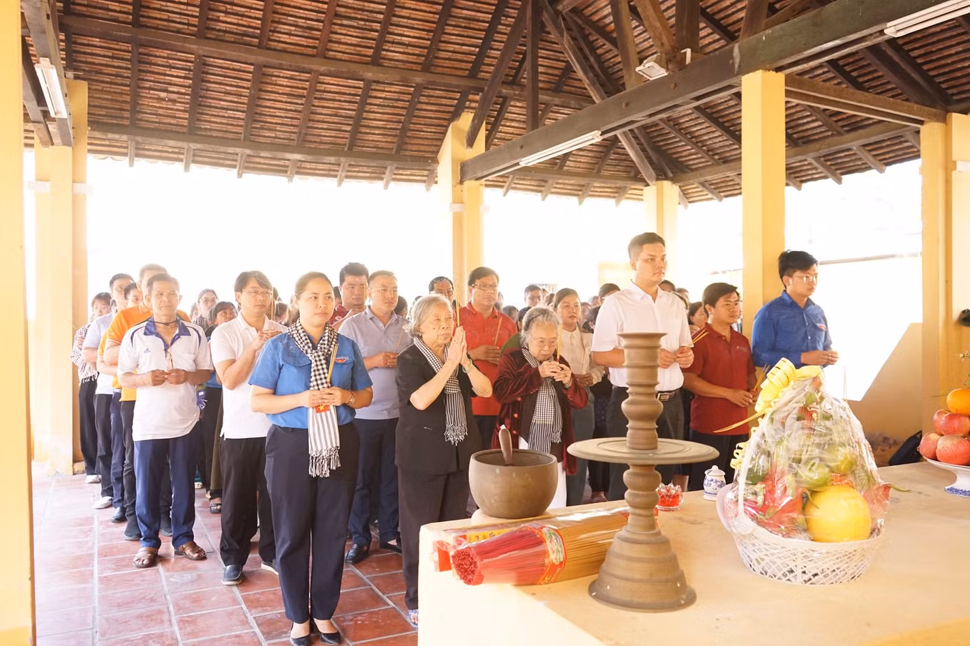 Sang ngày thứ hai, các trại sinh được đến Khu di tích Khám Lớn Cần Thơ