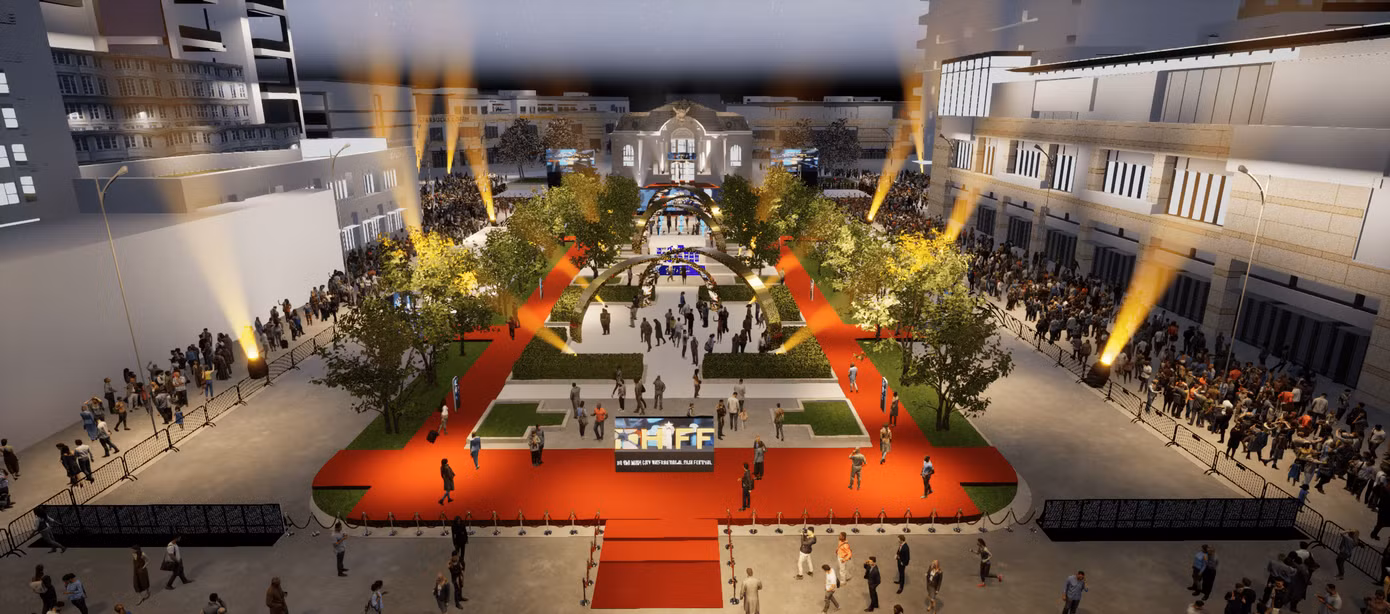 Phối cảnh Phố đi bộ Nguyễn Huệ và Công viên điện ảnh Cine Park Thủ Thiêm trong thời gian diễn ra HIFF 2024. Phối cảnh Phố đi bộ Nguyễn Huệ và Công viên điện ảnh Cine Park Thủ Thiêm trong thời gian diễn ra HIFF 2024.