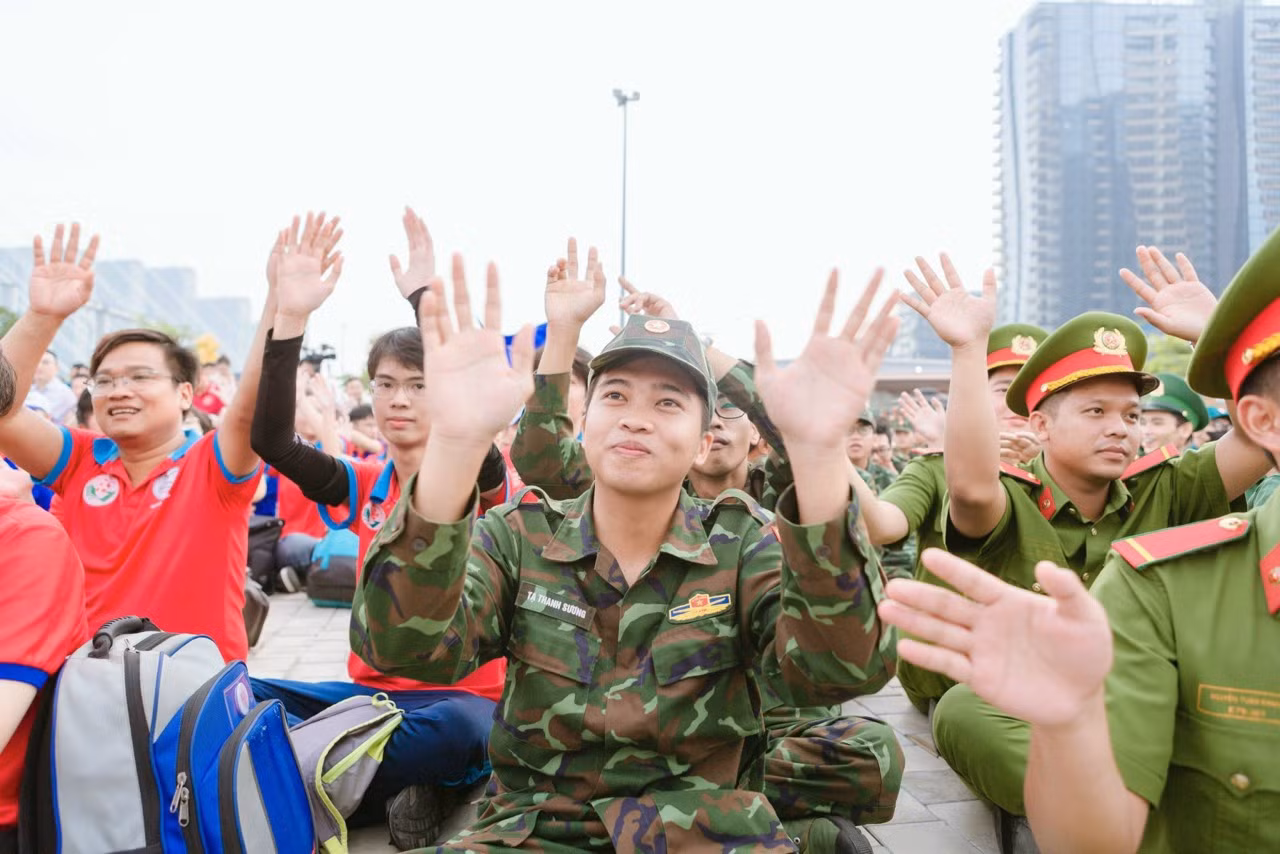 Những gương mặt rạng rỡ của đoàn viên thanh niên TPHCM trong ngày ra quân tình nguyện hè 2024.
